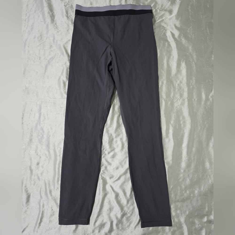 G. Label By Goop Gray High Waist Ankle Length Lightweight Leggings